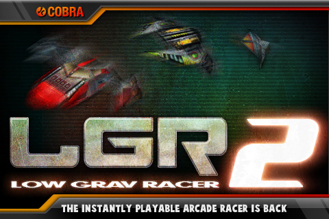 Free iPhone game: Low Grav Racer 2