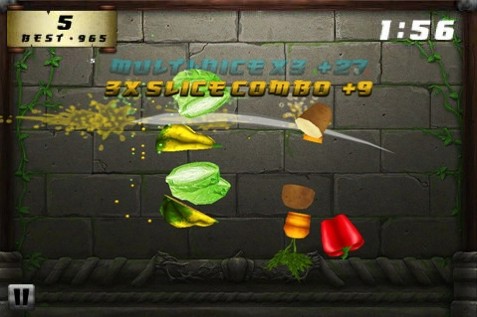 Veggie Samurai on iPhone goes temporarily free