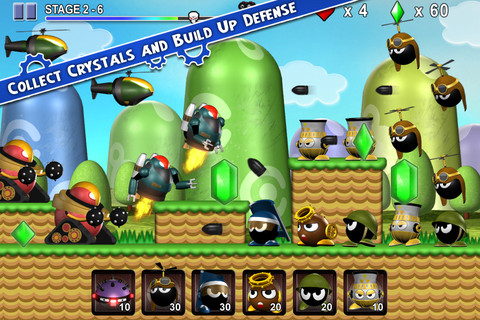 Free iPhone and iPad games: Tiny Defense, Call of Mini: Double Shot, Screw the Nut Physics Puzzler