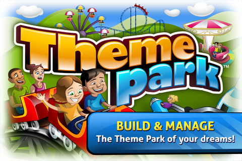 EA's freemium iPhone and iPad build-'em-up Theme Park features roller coaster rides that cost equivalent of $60