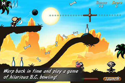 Free iPhone and iPad games: Cave Bowling, Ninja Pong