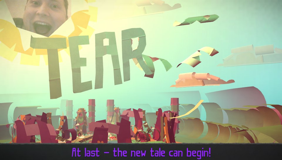 Papercraft platformer Tearaway started life as a dungeon-crawler