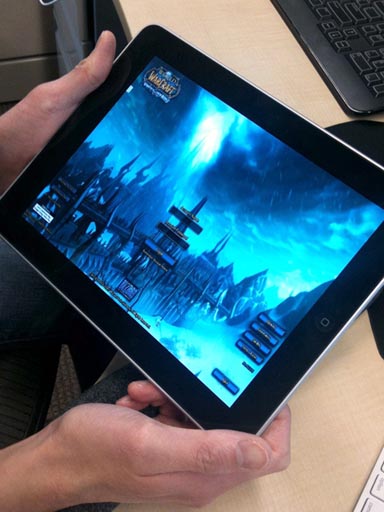 World of Warcraft on iPad via Gaikai game streaming service