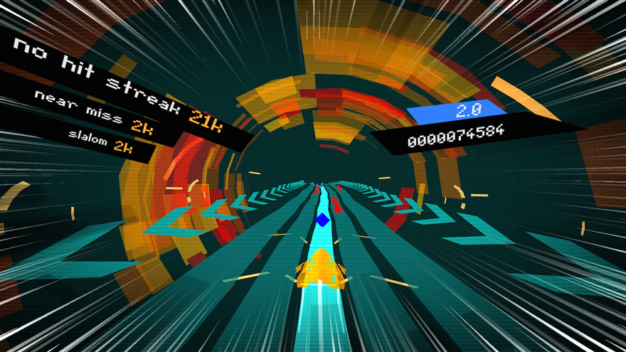 Keox is a futuristic endless racer along vibrant tracks, coming later this year