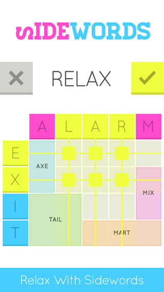 Sidewords is a no-rush word-based logic puzzler, coming to iOS on July 18th