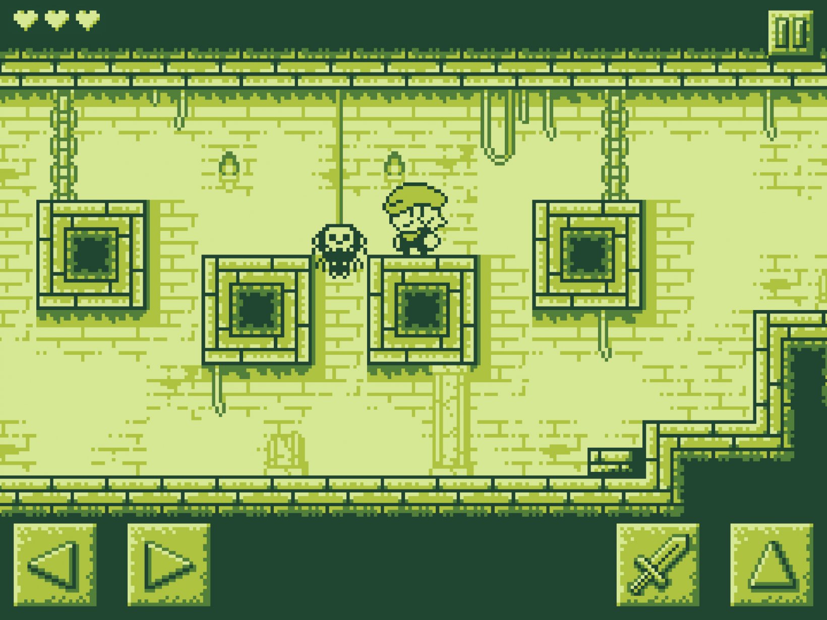 Tiny Dangerous Dungeons is an exciting new Metroidvania title with amazing Game Boy-esque visuals