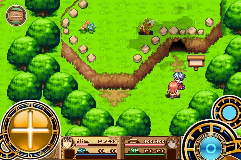 Video footage of iPhone RPG Across Age released