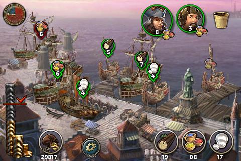 ANNO Dawn of Discovery: The Harbor docks with iPhone March 1