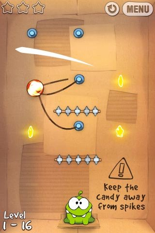Cut the Rope landing on DSiWare this week for a whopping £4.50