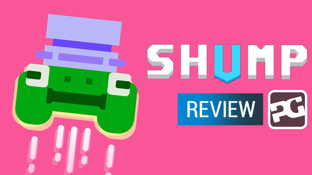 SHUMP video review "A pure arcade shooter with one foot in the 80s" 