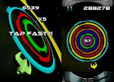 Blast multicolored discs in SPINRUSH, a free arcade-style reflex game