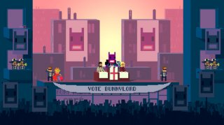 Devolver's side scrolling shooter on crack Not a Hero is out on Android TV and Shield