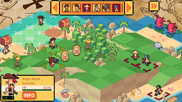 Swords & Crossbones is a colorful pirate RPG with tactical combat