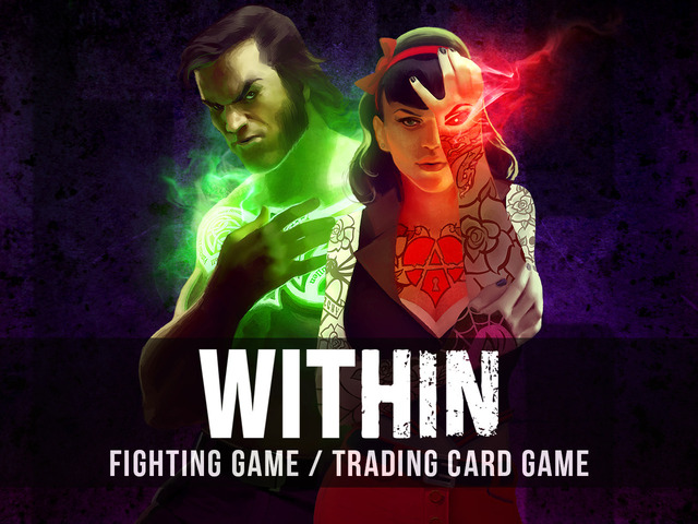 Kickstart this: Within combines competitive arcade fighting and the deck customisation of a card battler