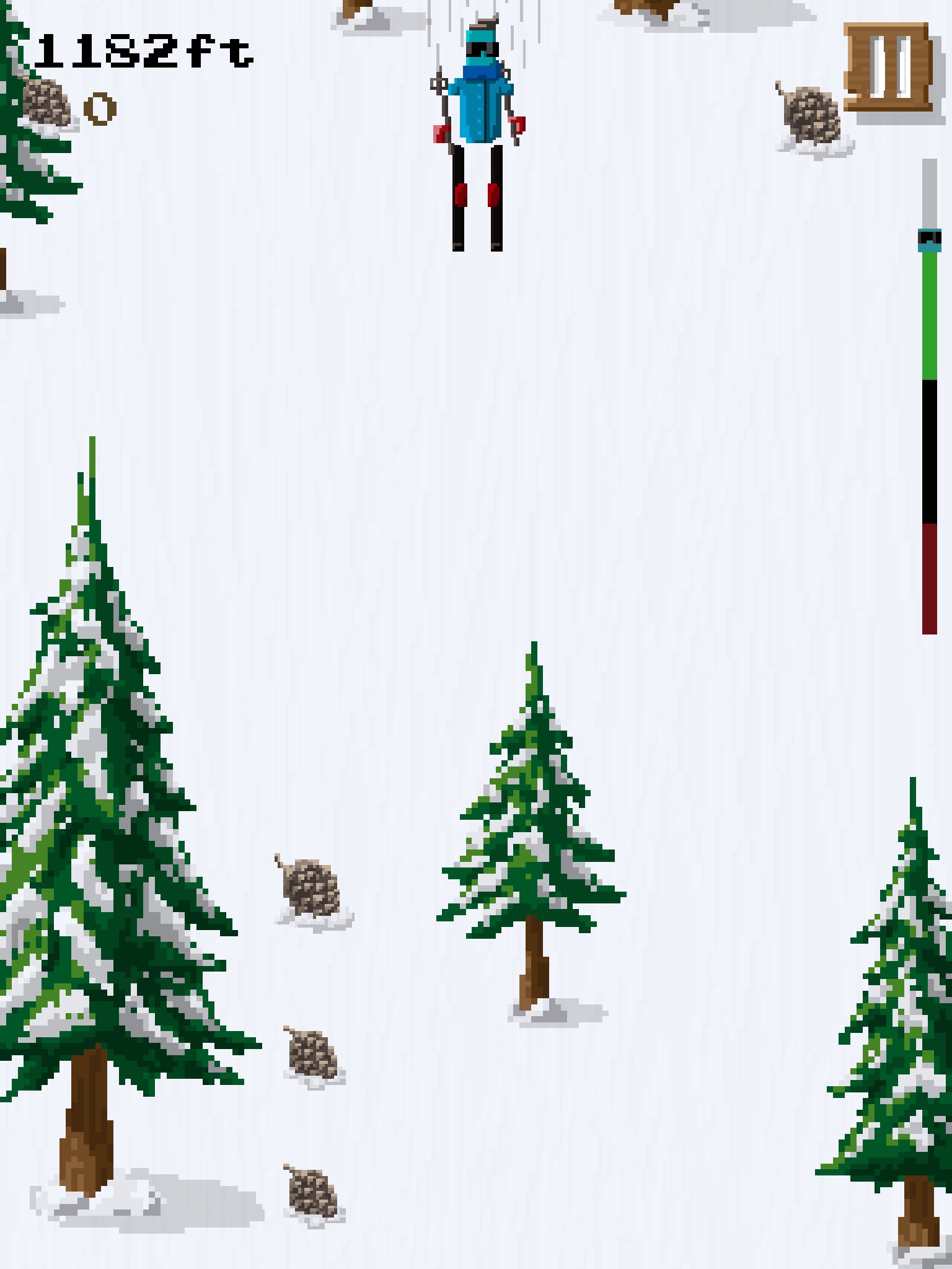 Dudeski, the Bronze Award-winning ski-em-up, shreds its way onto Android