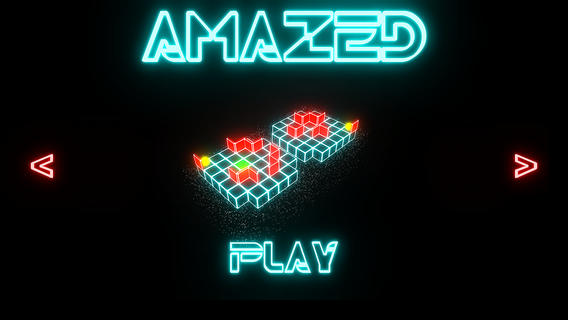 Check out the neon spatial puzzles of Amazed on iOS