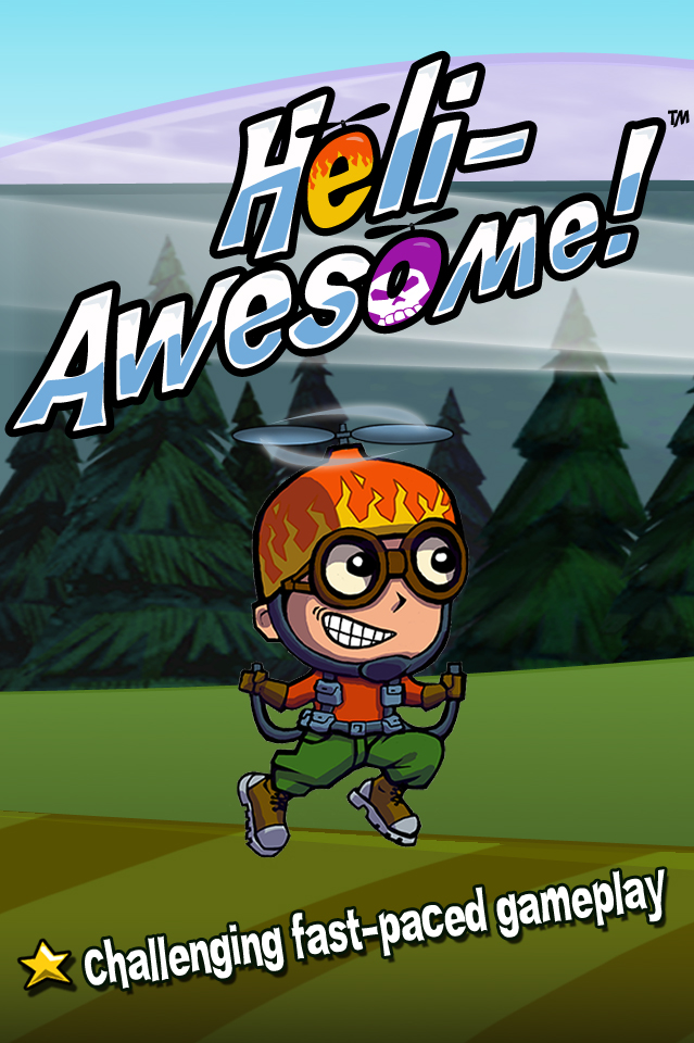 Namco Bandai Games bringing fast-paced platformer Heli-Awesome! to the iPhone this Thursday