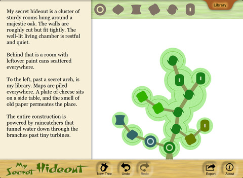 Famed interactive fiction writer Andrew Plotkin brings My Secret Hideout to the iPad