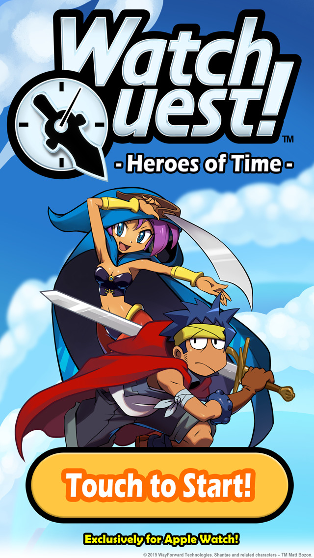 WayForward's Apple Watch exclusive Watch Quest: Heroes of Time hits the App Store