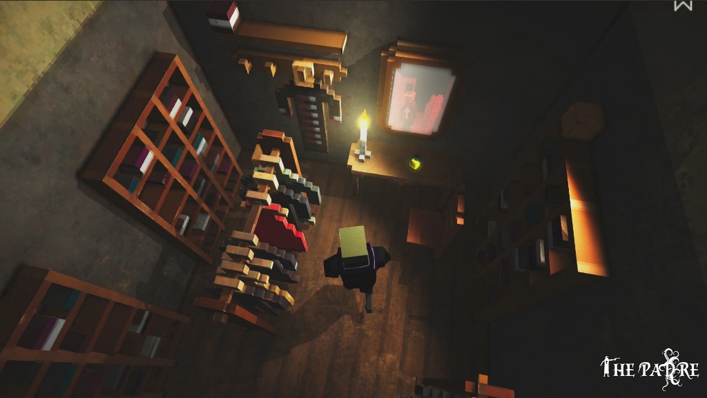 Resident Evil meets Minecraft in the voxel graphic horror adventure, The Padre