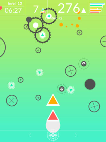 Minimalist pachinko-inspired iPad action game double drop is even more fun to play than it looks