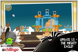 Angry Birds iPhone Ham 'Em High update introduces the 59p Mighty Eagle