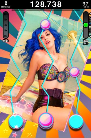 Katy Perry version of Tap Tap Revenge now available for iPhone