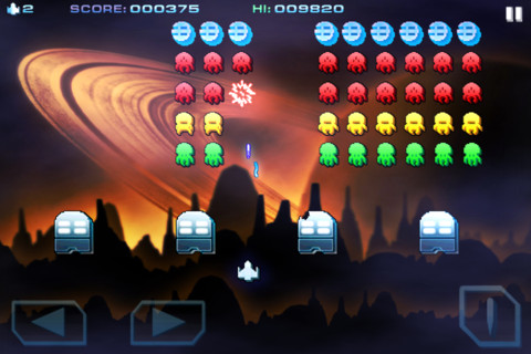 Free iPhone and iPad games: Space Inversion, Space Inversion 2, Space Inversion Puzzle, Retro Dust