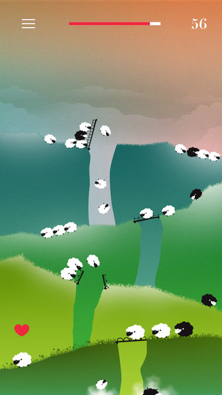 Out at midnight: Guide clumsy sheep down a mountain in Madow - Sheep Happens 