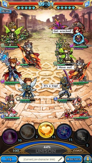 Unison League has taken the battle to Europe in a brand new update