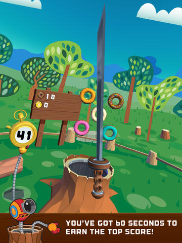 Bonsai Slice is a first-person slicing game that turns your iPad into a sword