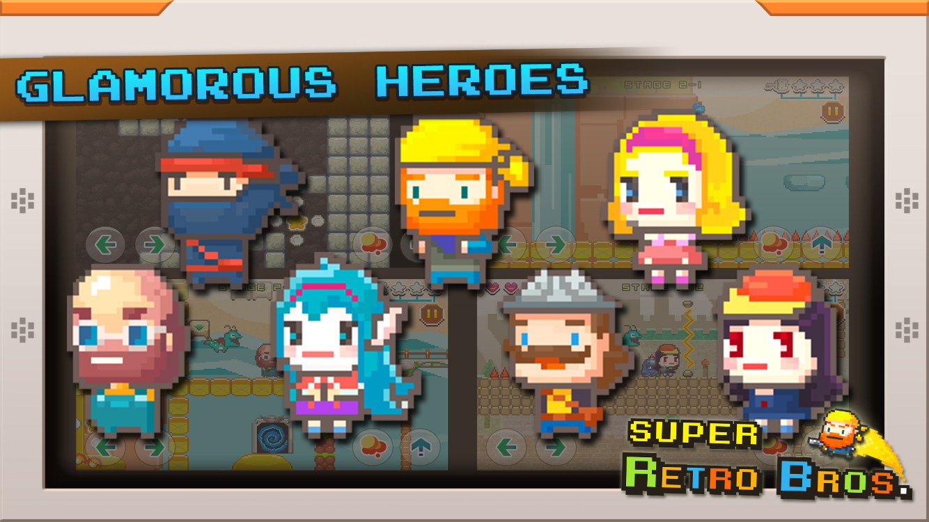 Super Retro Bros. is a love letter to classic 2D platformers heading to iOS on July 23rd