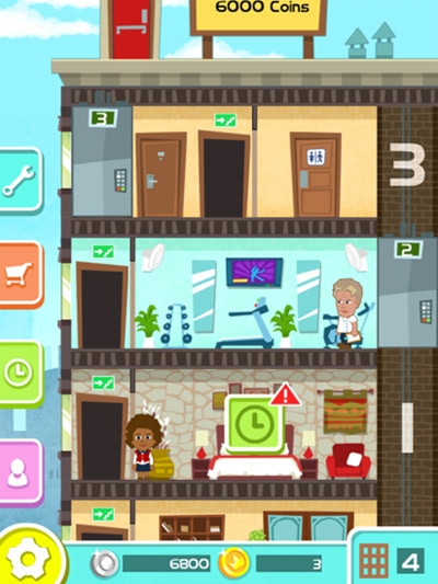 Hotel GB mixes Tiny Tower with Gordon Ramsay