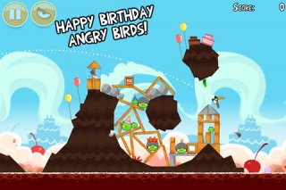 Rovio celebrates Angry Birds's second anniversary with 15 party-themed levels in update