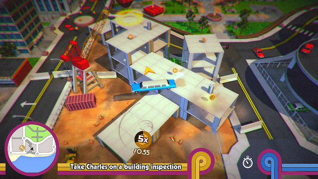 Roundabout is an upcoming limo-spinner for PS Vita, and it looks ruddy silly