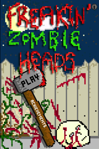 iPhone casual puzzler Freakin' Zombie Heads