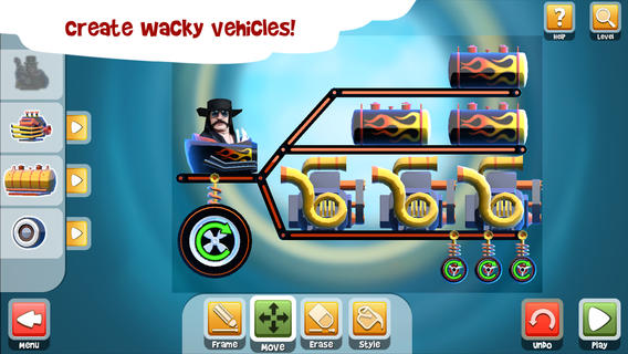 Loco Motors offers wacky vehicle construction and stunt challenges on iOS