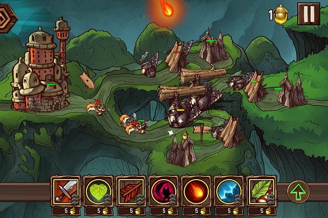 Squirrels take on beavers in hand-drawn iOS strategy game Tree Wars on January 23rd