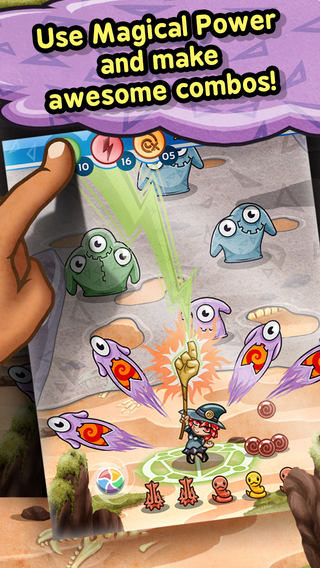 Smash IT! Adventures lets you take some frustration out by frantically splatting blobs