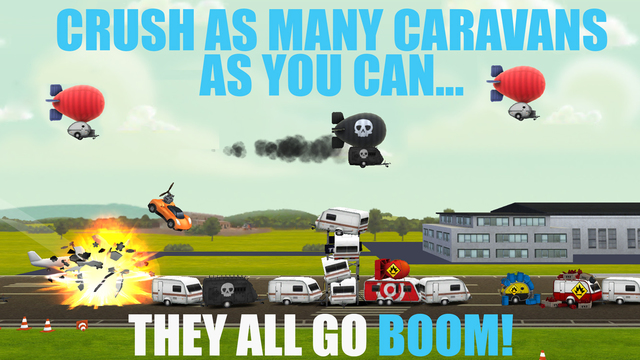 Top Gear: Caravan Crush takes from the TV show's most explosive challenges, out now