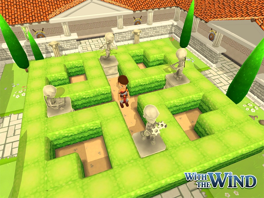 3D puzzler With The Wind will let you create your own blustery levels for iOS on May 14th