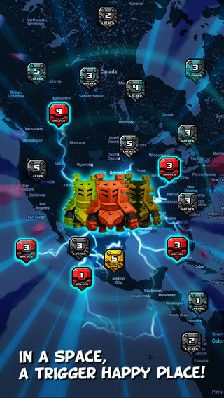 Battle invading baddies across 3D spherical worlds in Canada-exclusive iPhone shooter In a Space