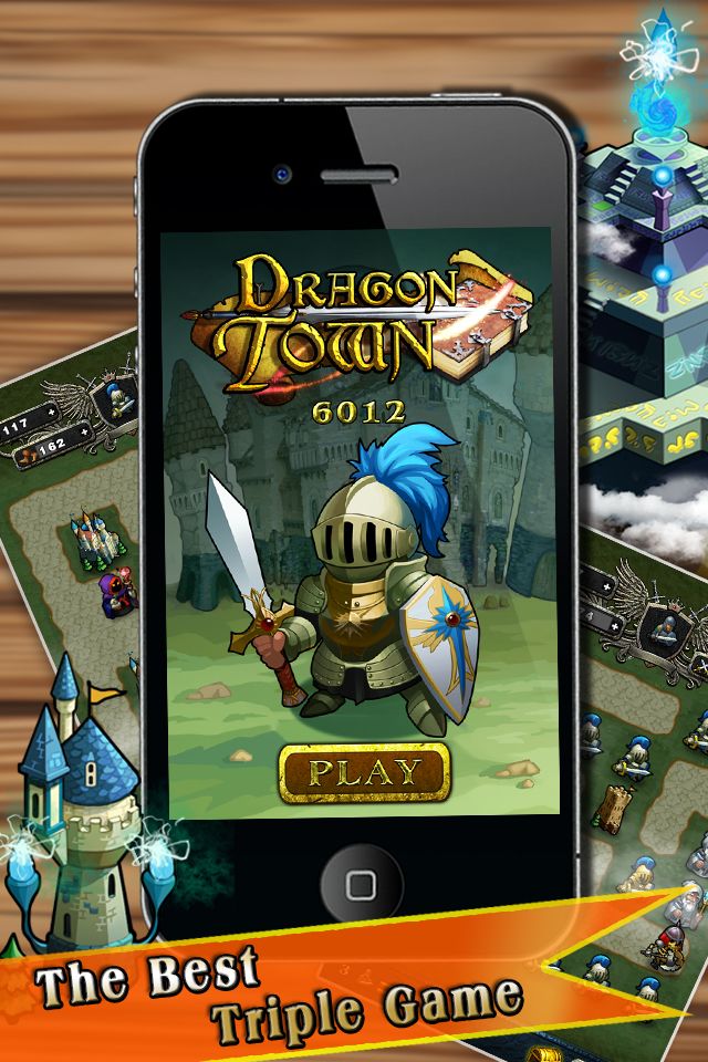 Dragon Town for iPhone mixes Triple Town with a little medieval pageantry