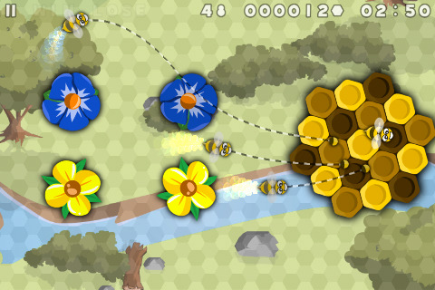 iOS line drawer Bee Patrol gives Flight Control a lick of honey