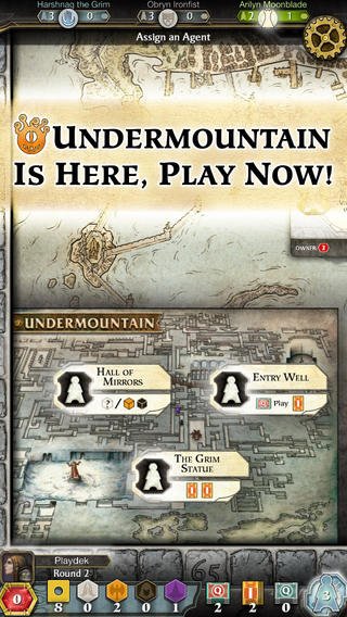 Undermountain expansion for Gold Award-winning Lords of Waterdeep contains dungeons, cards, and quests