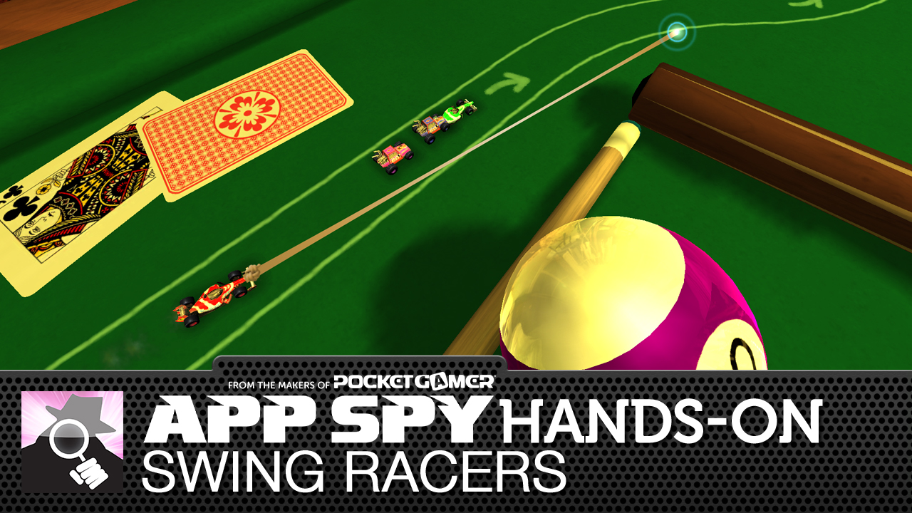 Swing Racers is a new iOS racer featuring some very micro machines