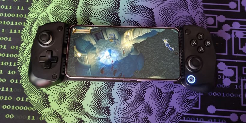 Gamesire x5 Lite Android controller playing baldurs gate