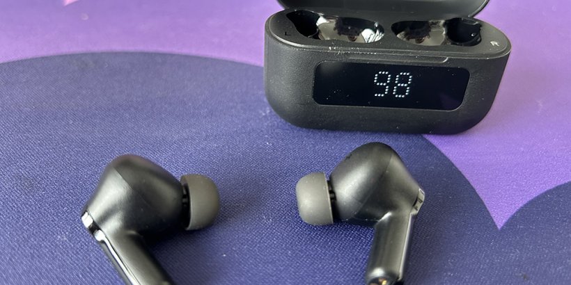 TOZO NC3 Earbuds outside the case