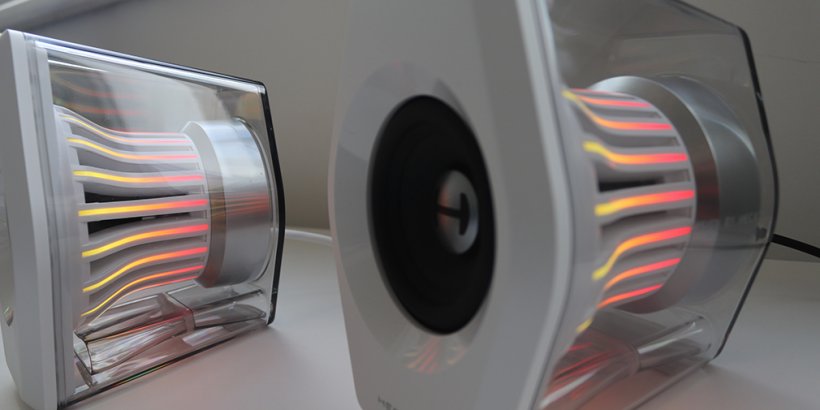 Lights inside the Hexcate G2000 Pro Speakers
