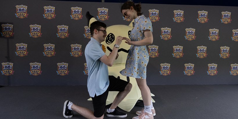 Pokemon Go Fest Paris preposal between Dylan and Kayleigh